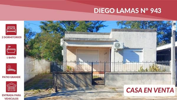 Venta / Diego Lamas 943 / Artigas